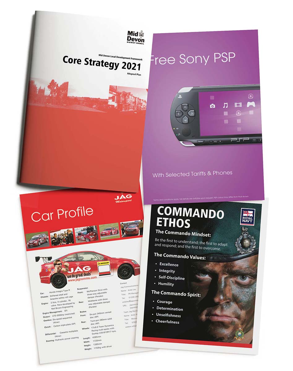 Early graphic design work by Andrew Ley